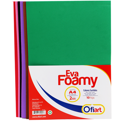 Foamy colores surtidos